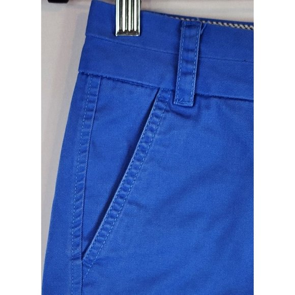 J Crew Shorts Womens 00 Blue Low Rise Distessed Chino Style Shorts - Picture 8 of 10